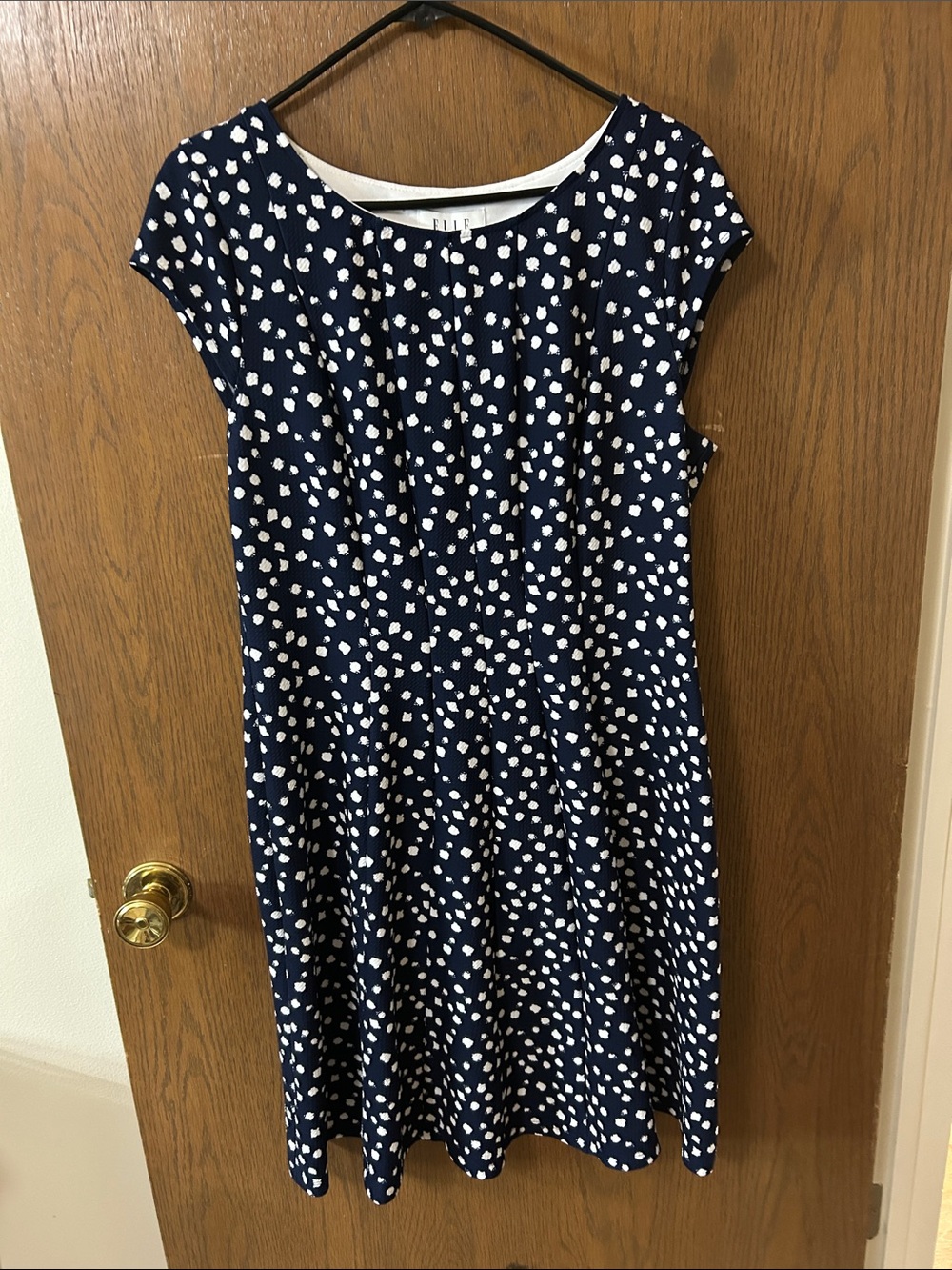 Elle Navy and White design Casual Dress